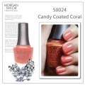 Nail Lacquer MT50024, Candy Coated Coral, Morgan Taylor