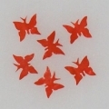 BUTTERFLY RED OPALESCENT 20 KOM DSD08/RED Art. 8635