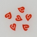 HEARTS RED OPALESCENT 20 KOM DSD20/RED Art. 8635
