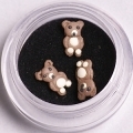 3D GUMENI UKRAS, pak.3 kom,  brown bear-03, Art.8911.